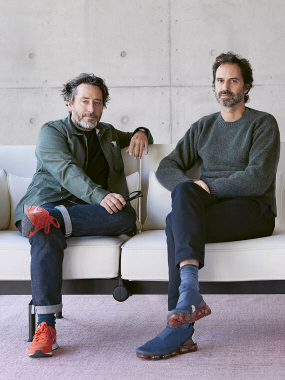 Portrait of the London based design duo Edward Barber and Jay Osgerby Portrait of the London based design duo Edward Barber and Jay Osgerby