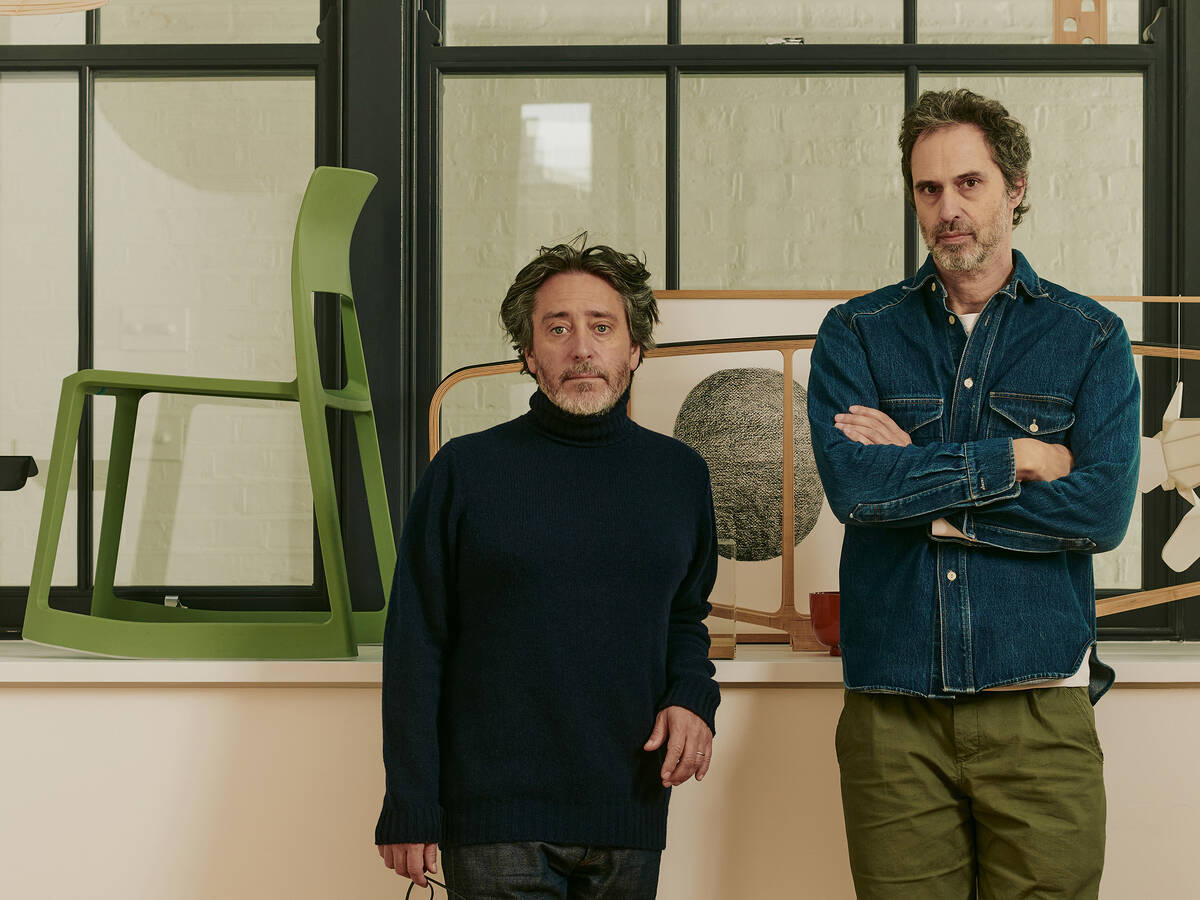 Les designers renommés Edward Barber et Jay Osgerby.