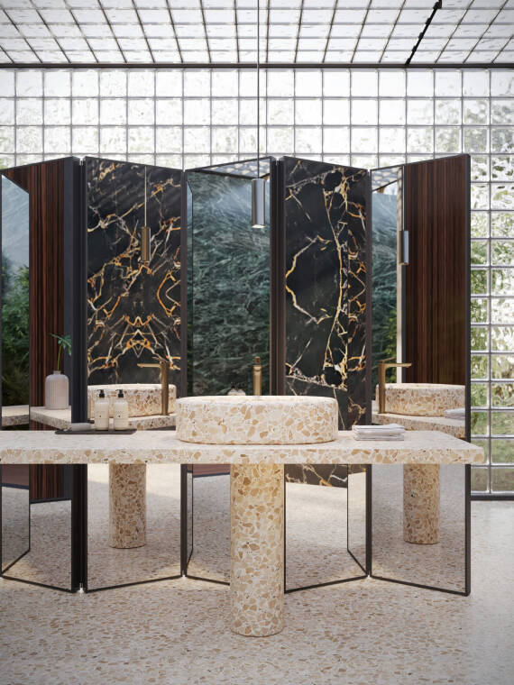 Culture themed penthouse - A bathroom concept by Antonio Citterio Culture themed penthouse - A bathroom concept by Antonio Citterio