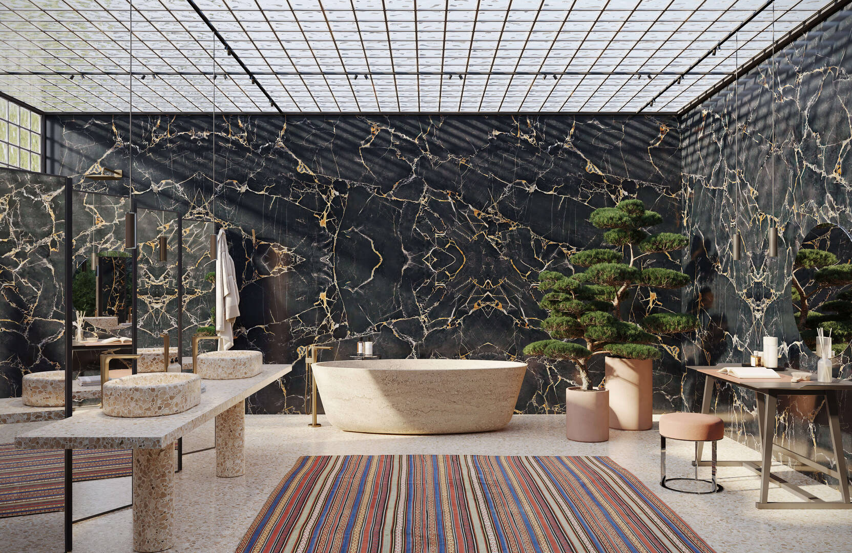 Culture themed penthouse - A bathroom concept by Antonio Citterio
