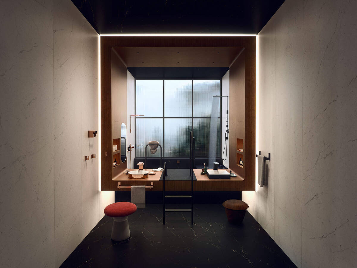 Koncepcja łazienki Jaś i Małgosia według Ushi Tamborriello