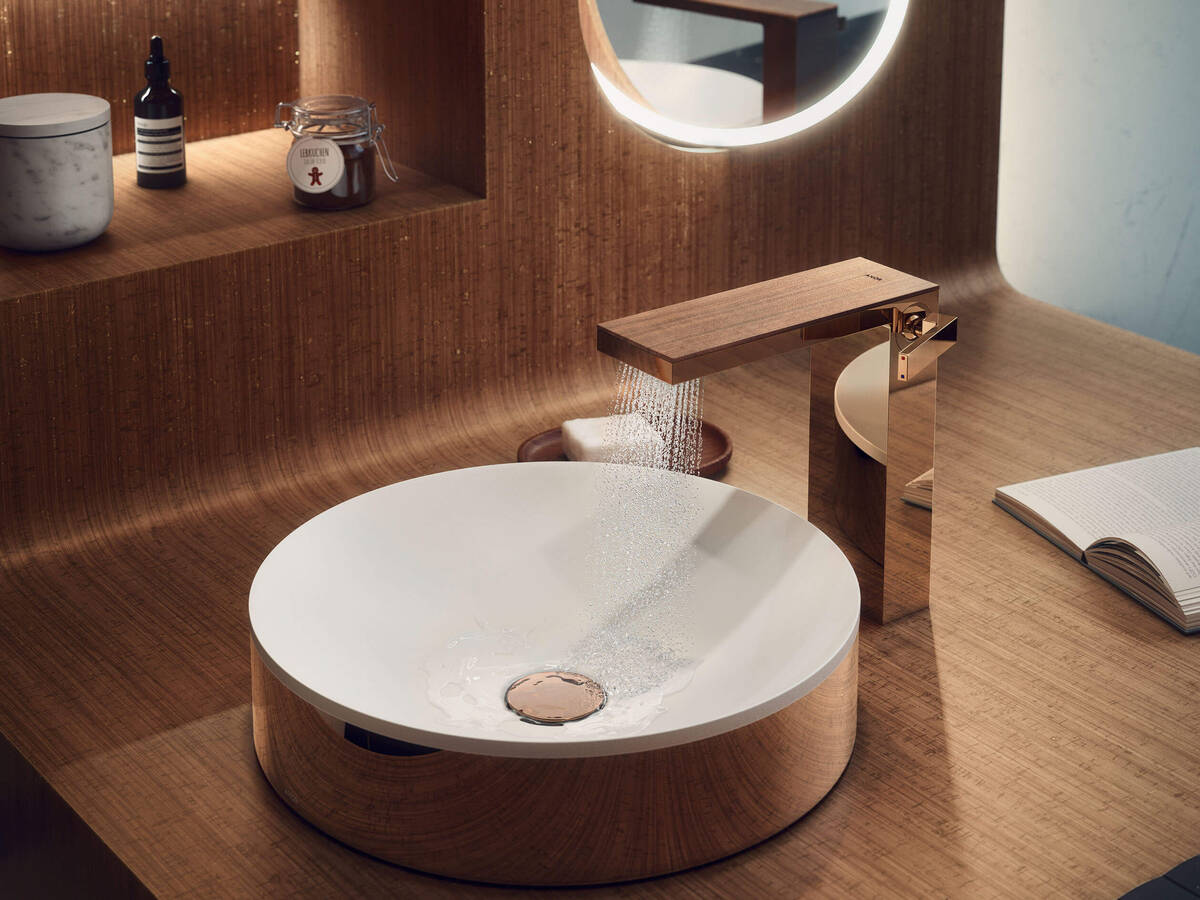 AXOR MyEdition Waschtischmischer mit AXOR Suite Waschbecken