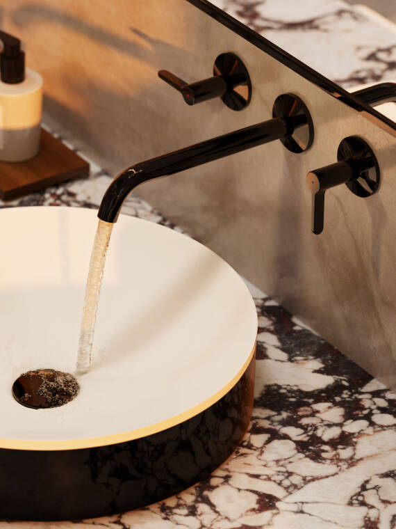 AXOR-badkamerconcept Azzurro ‘Golden Hour’: schilderachtig toevluchtsoord op de kliffen van Capri