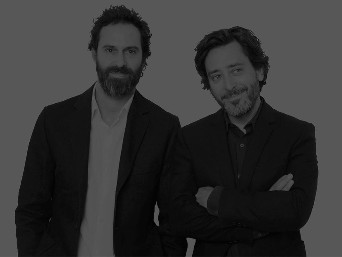 De renommerte designerne Edward Barber og Jay Osgerby.