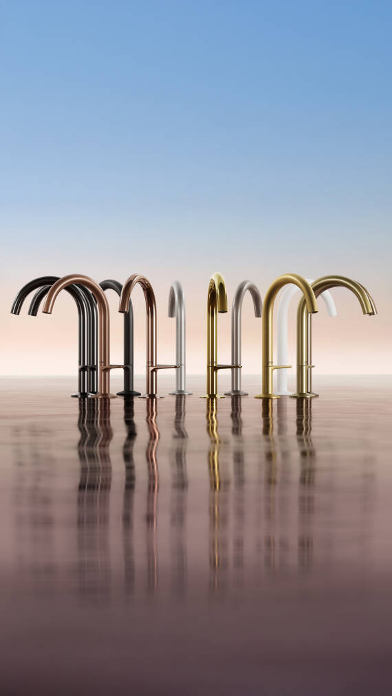 AXOR offers 15 different colors – from black to gold.