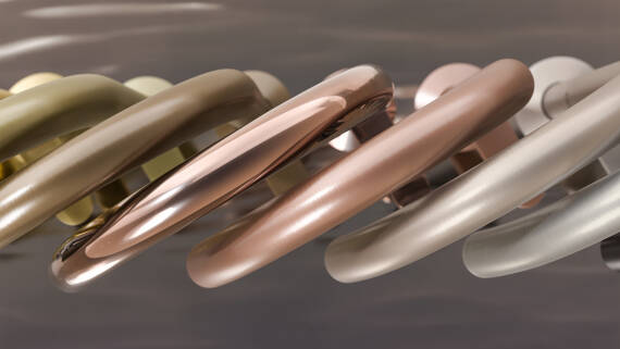 AXOR MyEdition tap with wood, marble and leather.