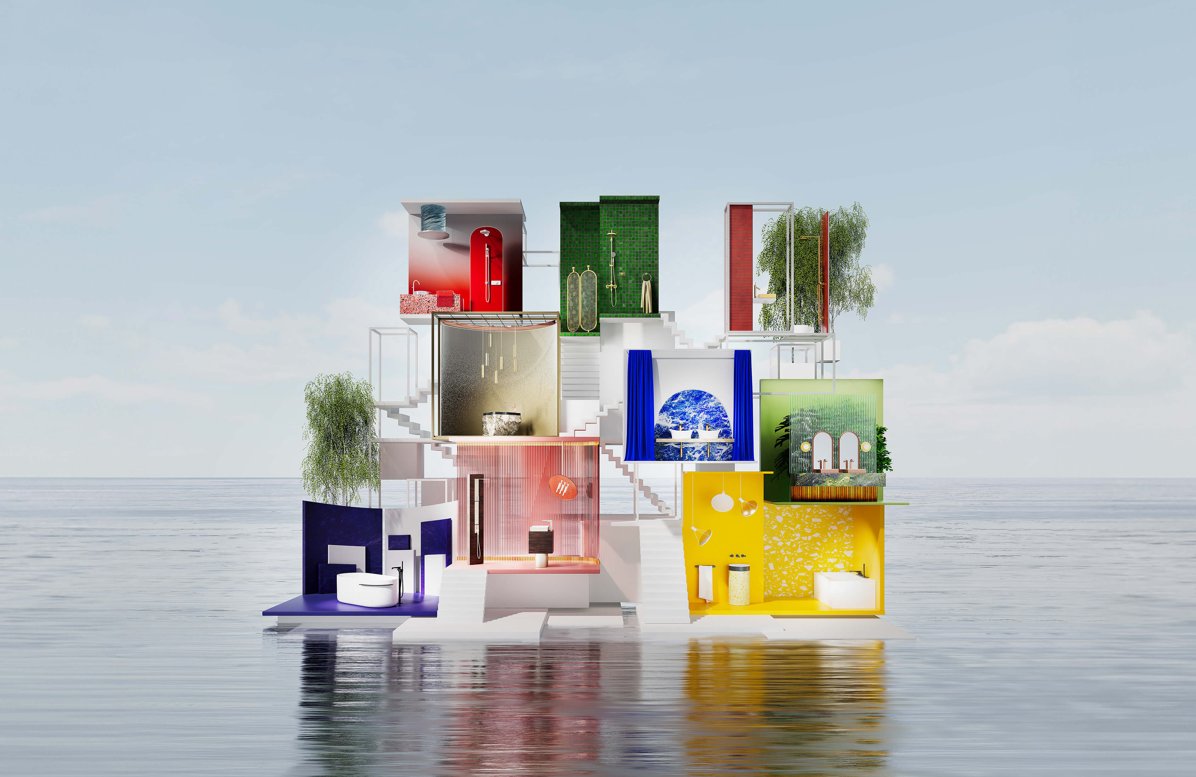 House of AXOR from the outside - Overview of the collection variety