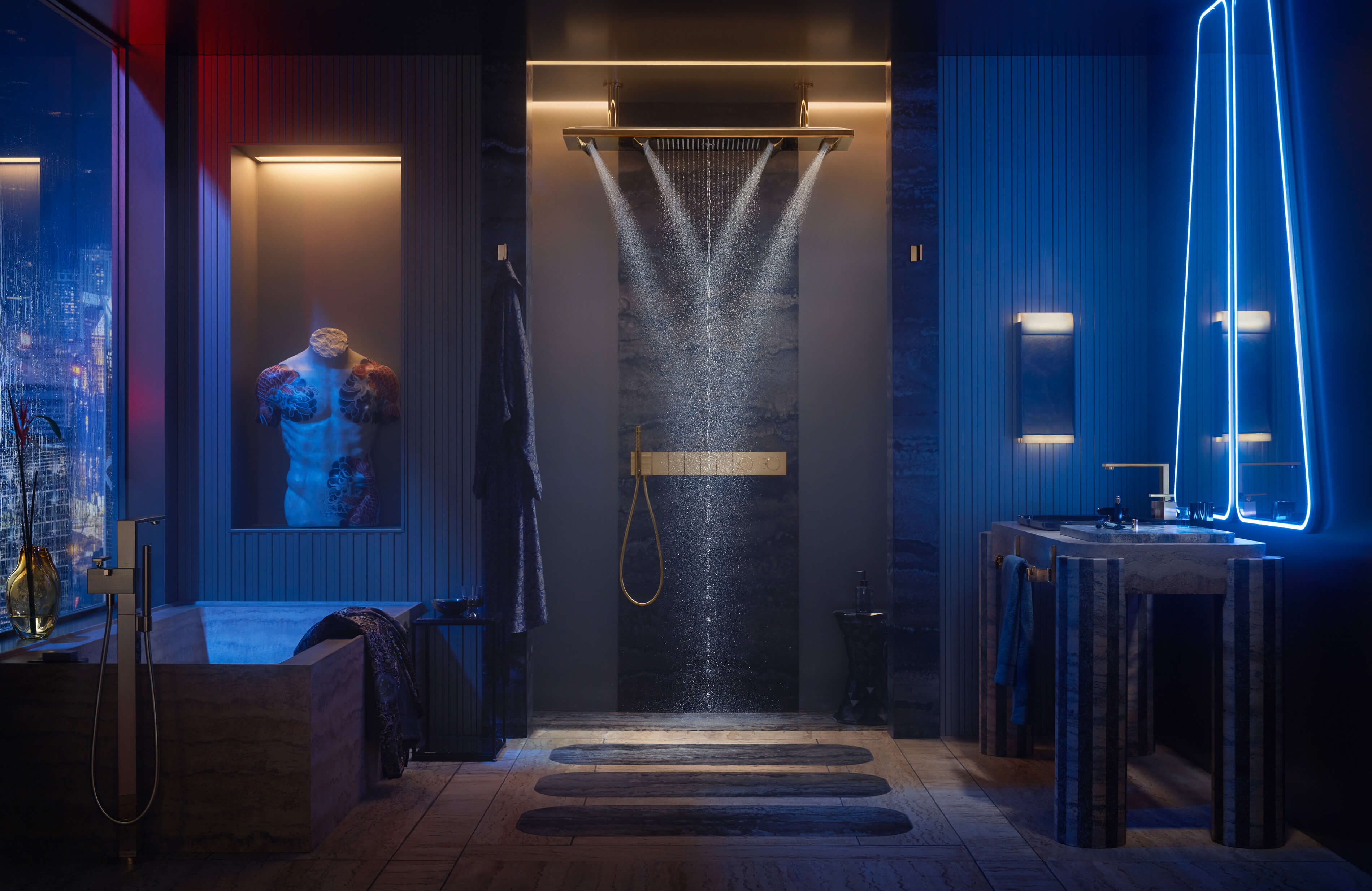 A photo of Tristan Auer's bathroom concept for AXOR.