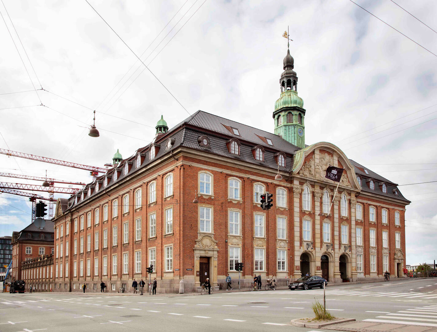 A photo of the former Danish Post and Telegraph office, which dates to 1912.