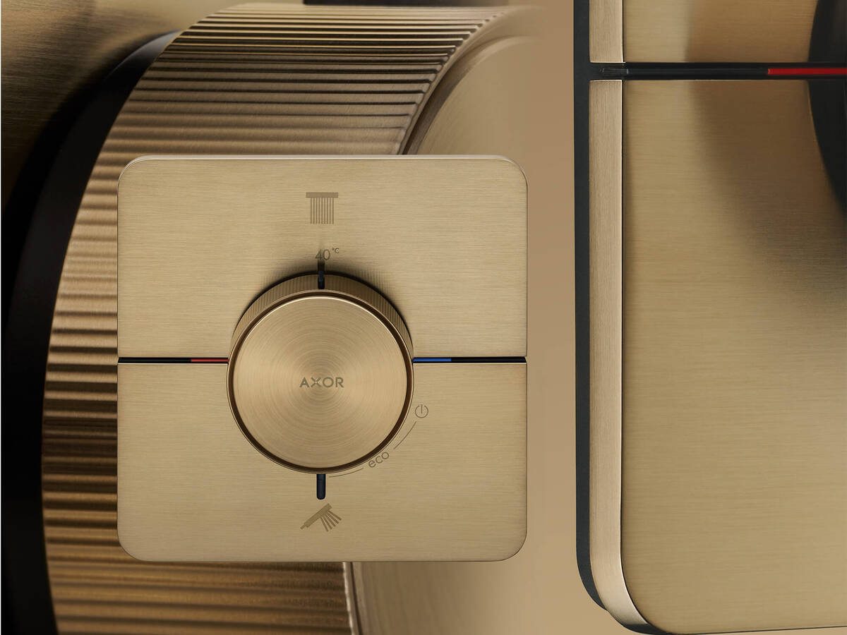 Thermostatique AXOR ShowerSelect ID en finition Brushed Bronze