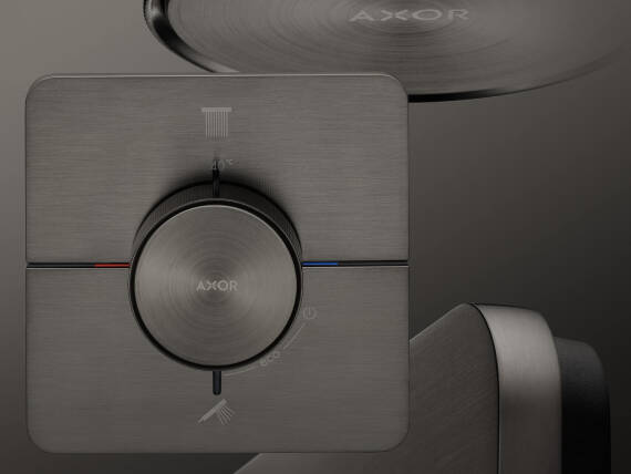 AXOR ShowerSelect ID thermostat module with Select technology.