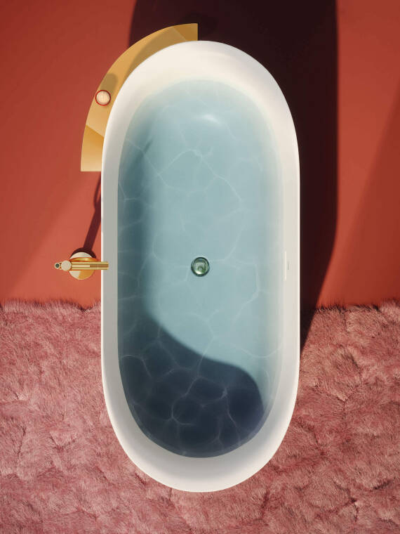 Tout savoir sur les lavabos et la baignoire AXOR&nbsp;Suite.