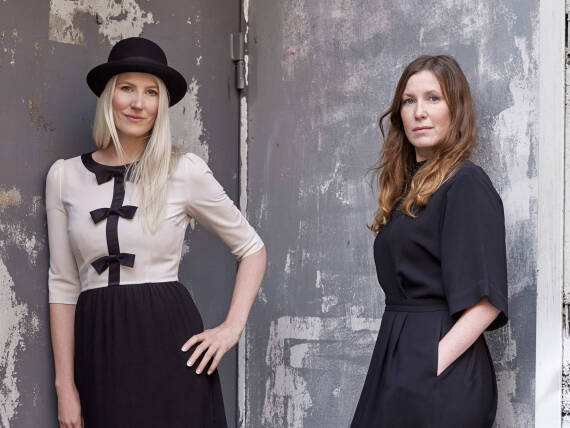 Portrait of Anna Lindgren and Sofia Lagerkvist