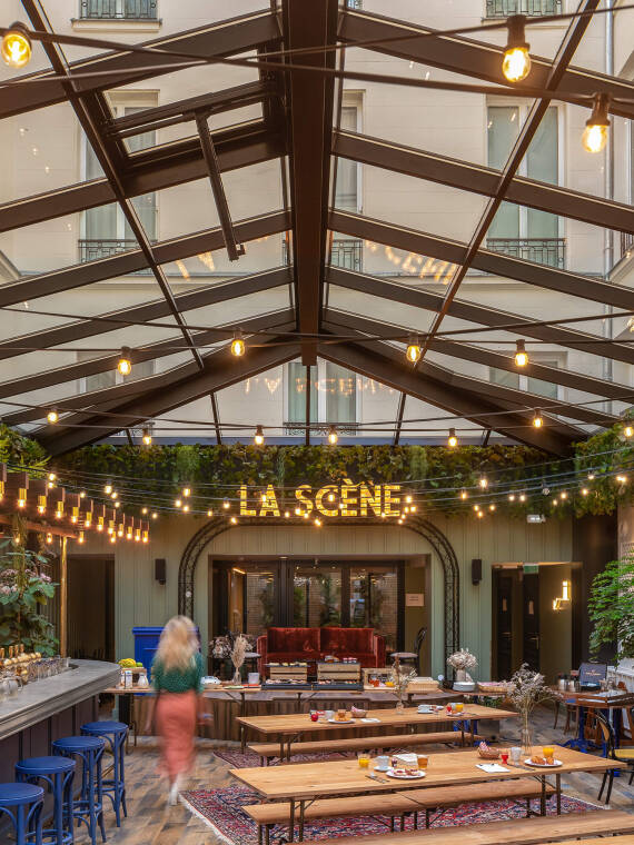 Bild aus der Bar Guignette im Chouchou Hotel Paris Bild aus der Bar Guignette im Chouchou Hotel Paris