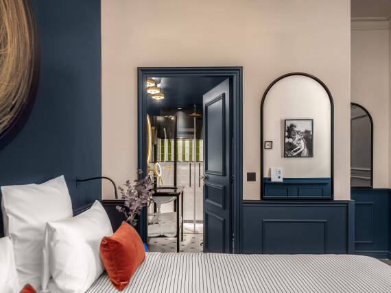 Bild eines Schlafzimmers des Chouchouhotel Paris Bild eines Schlafzimmers des Chouchouhotel Paris