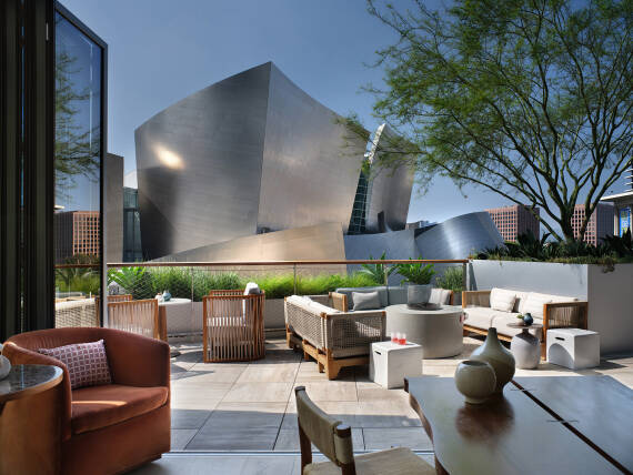 Terrasse des Conrad, Los Angeles