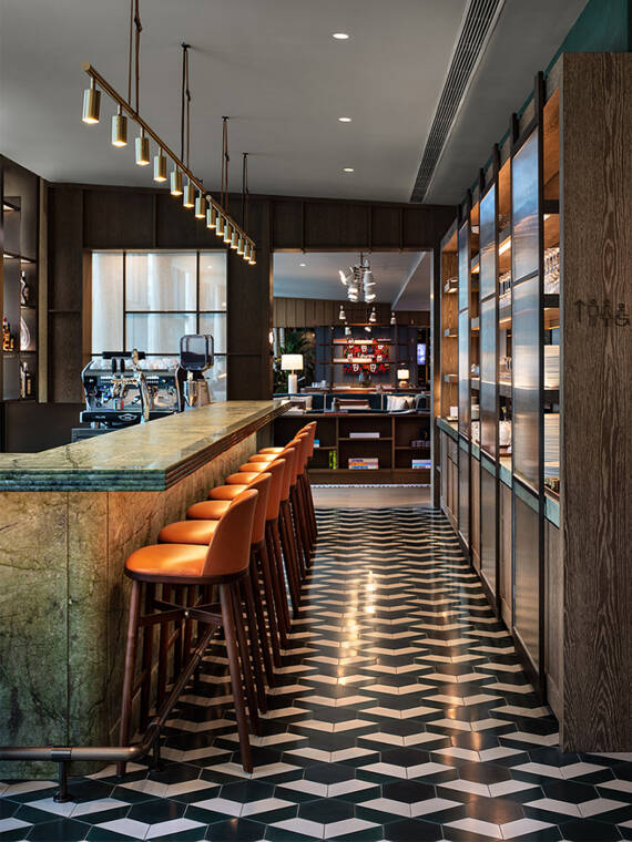 Lucciola Restaurant and Bar at The Hari Hong Kong. Lucciola Restaurant and Bar at The Hari Hong Kong.