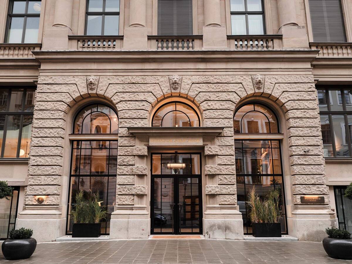 Uteopptak av Rosewood Munich, Tyskland