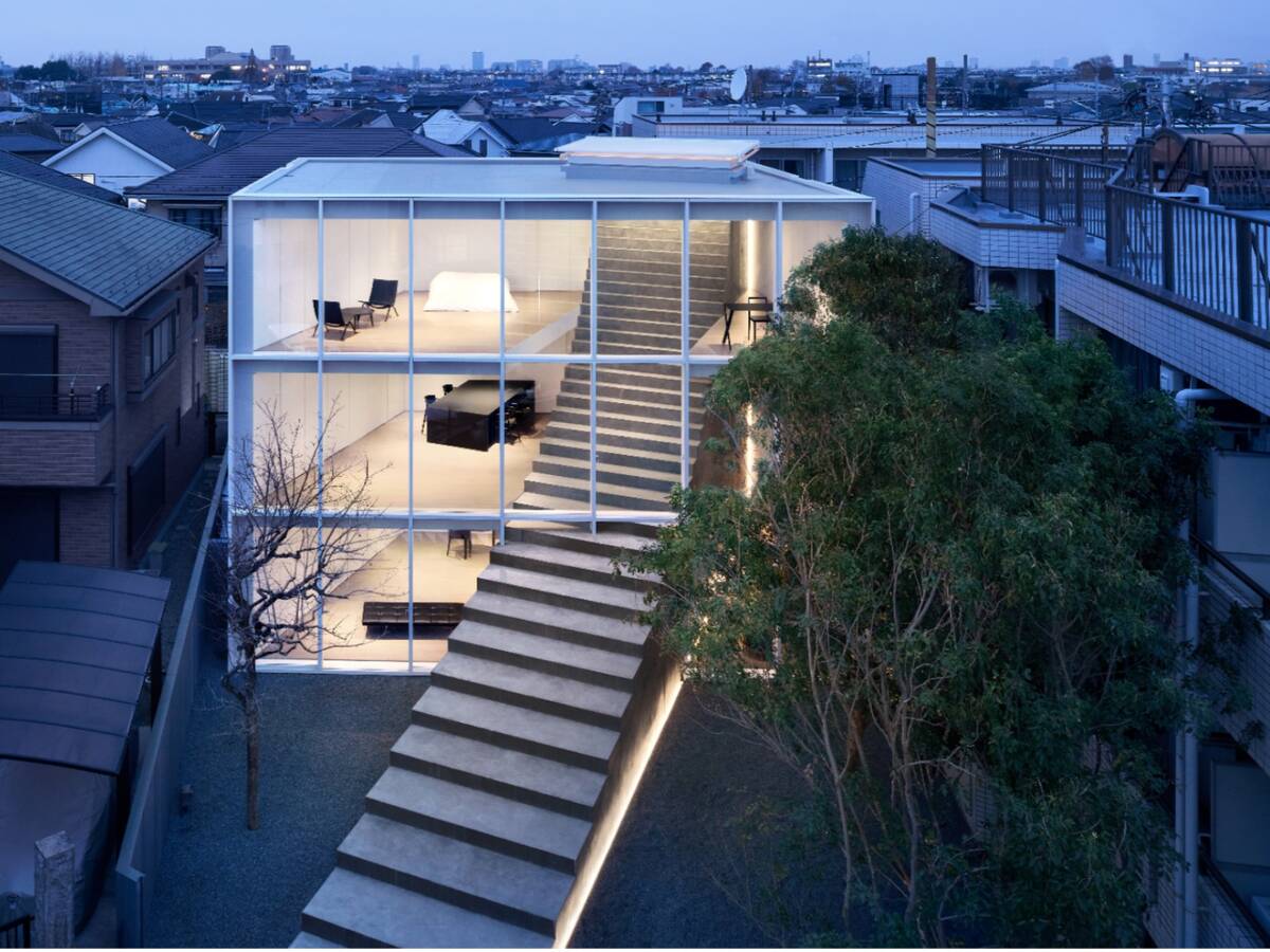The Stairway House in Tokyo by design firm Nendo.