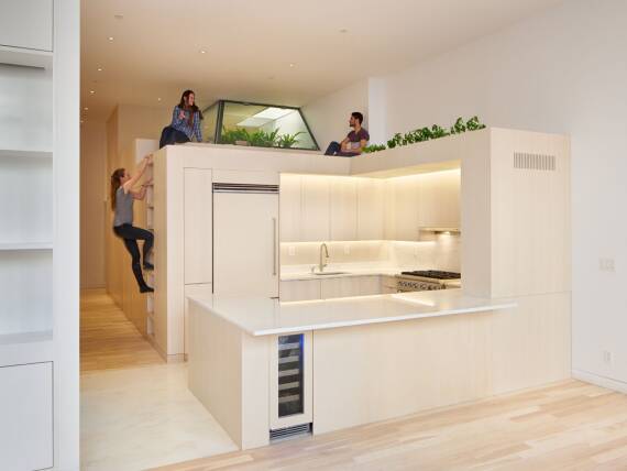 The ‘third space’ in a Stealth Building apartment. The ‘third space’ in a Stealth Building apartment.