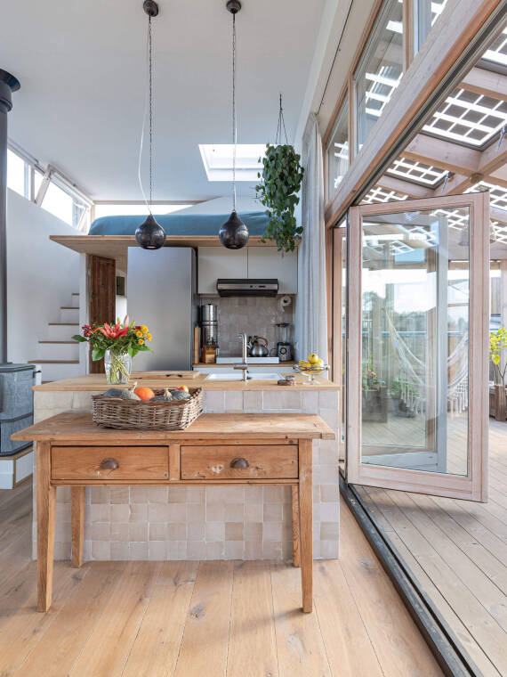The Tiny House features an economical open floor plan with maximum function  The Tiny House features an economical open floor plan with maximum function