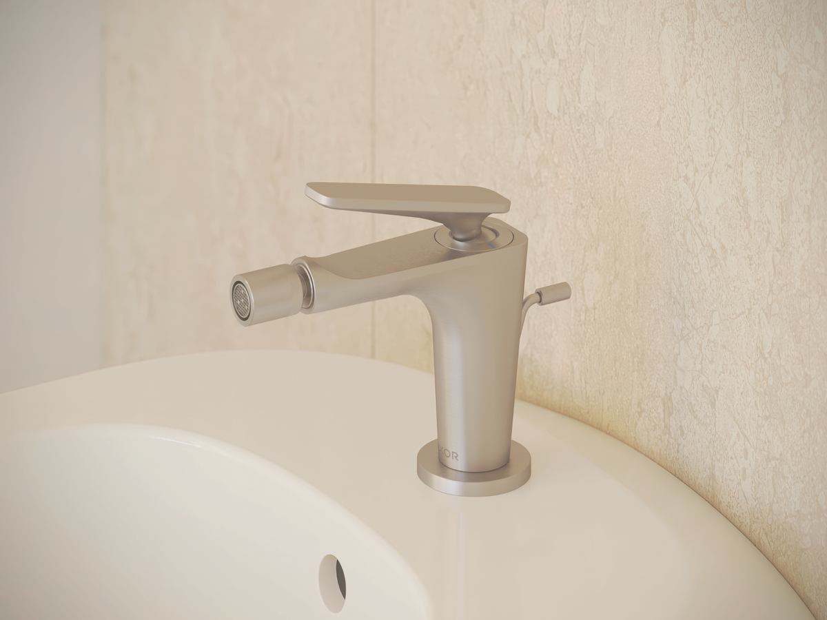 Detailní fotografie bidetových baterií AXOR