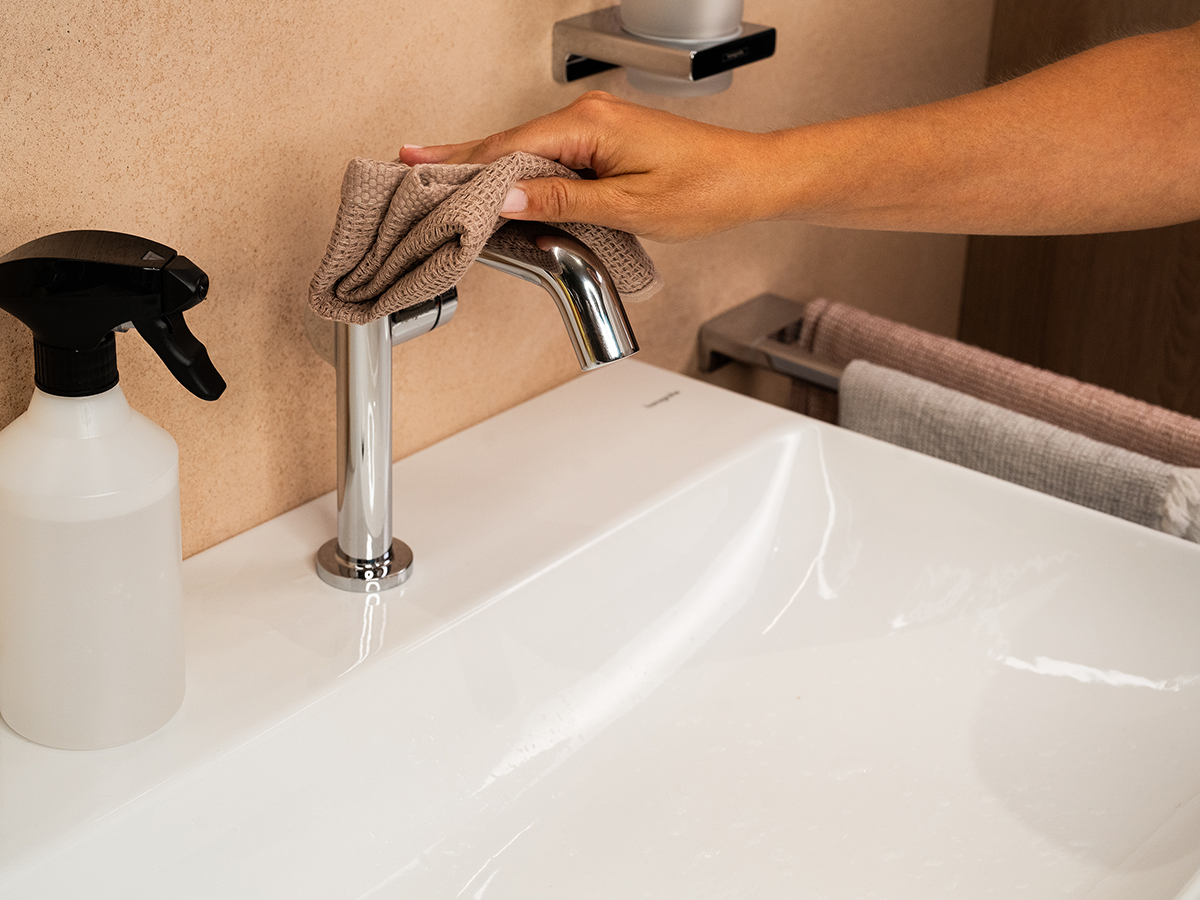 Waschtischarmatur Wasserfall Einhebelmischer – Roségold, Hoch, Für Aufsatzwaschbecken | Keramik-Kartusche