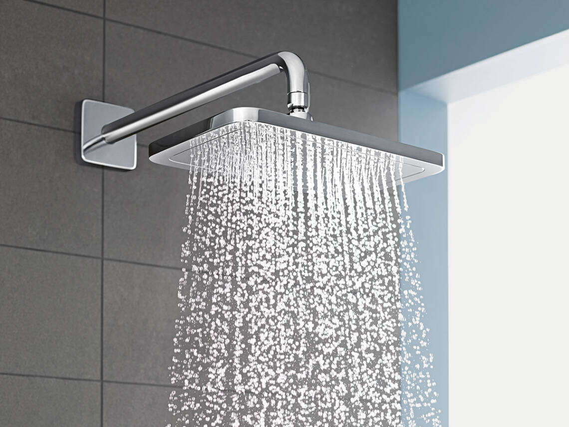 Hansgrohe Croma E - Conjunto de ducha 280, con termostato Ecostat E  empotrado, cromo 27953000