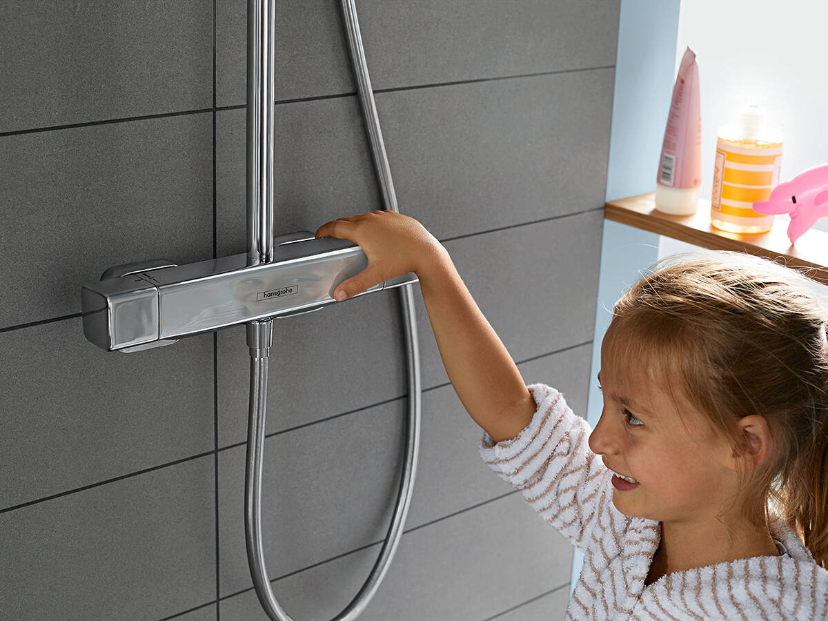 Socialisme Arab De volgende hansgrohe Ecostat: a convenient shower thermostat | hansgrohe INT