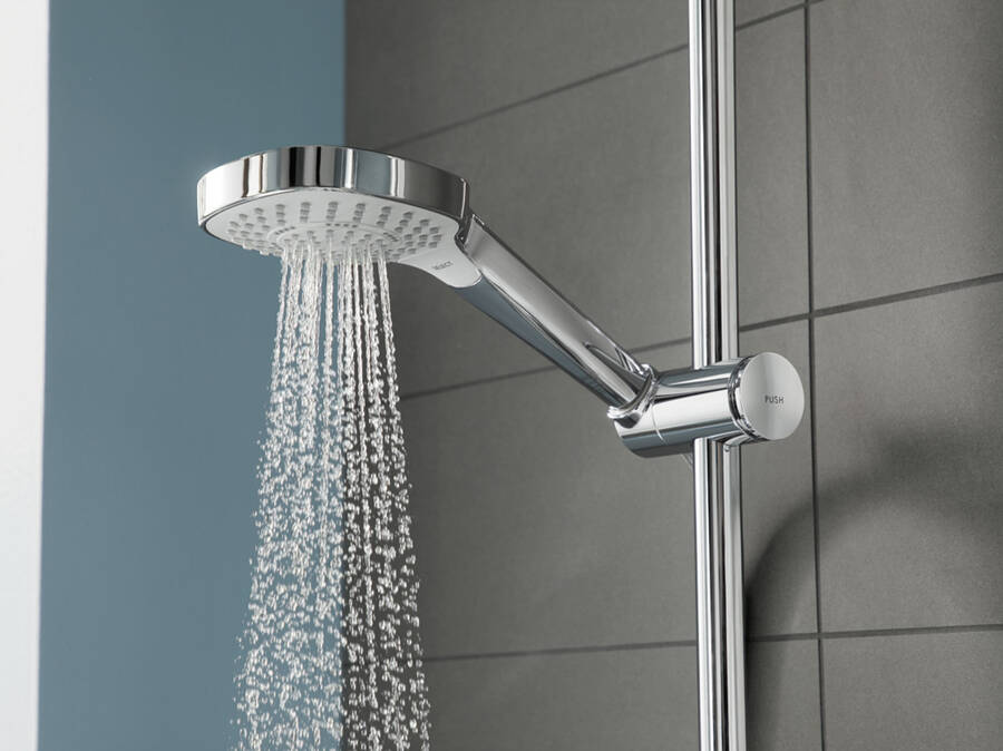 Hansgrohe 27295000 Croma Select S Sistema de ducha con ducha fija,  teleducha y termostato - cromo
