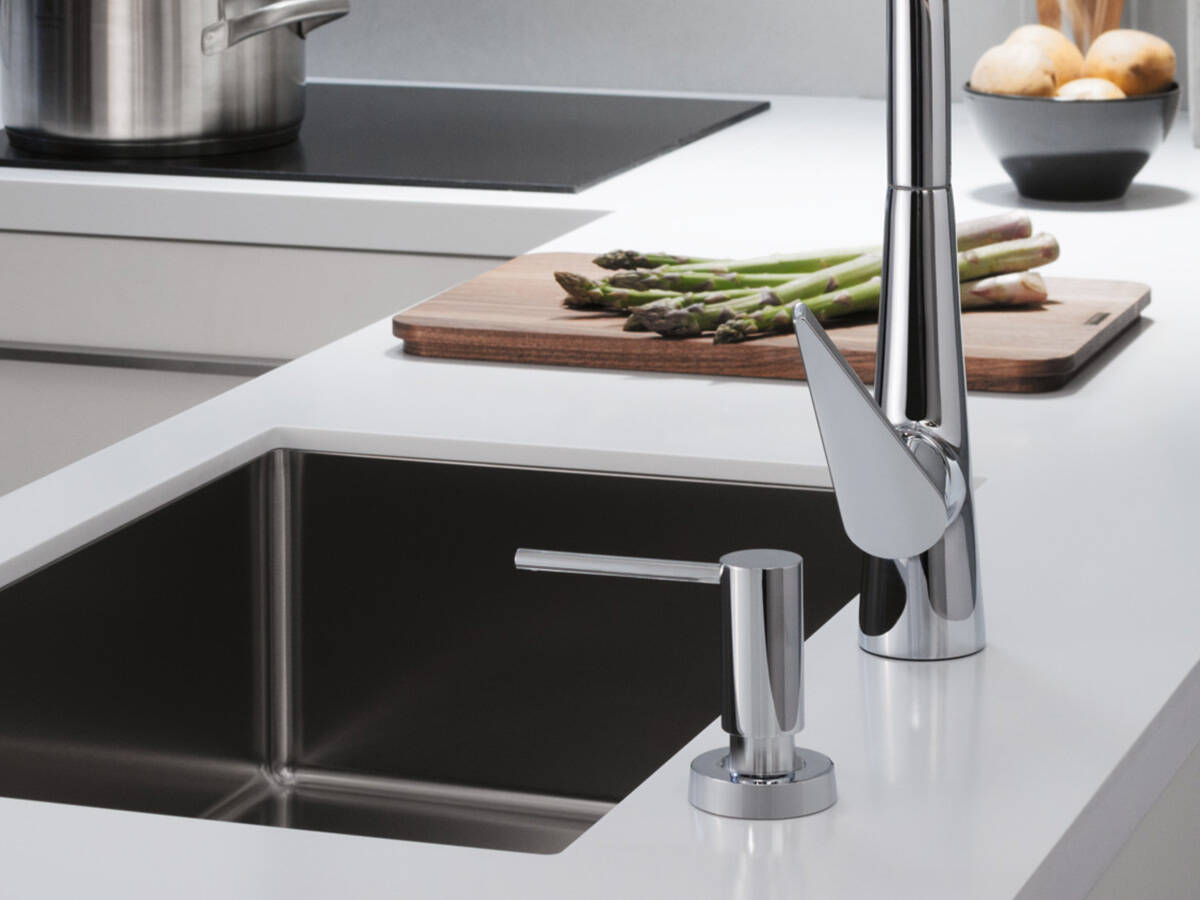 modern kitchen sink soap dispenser