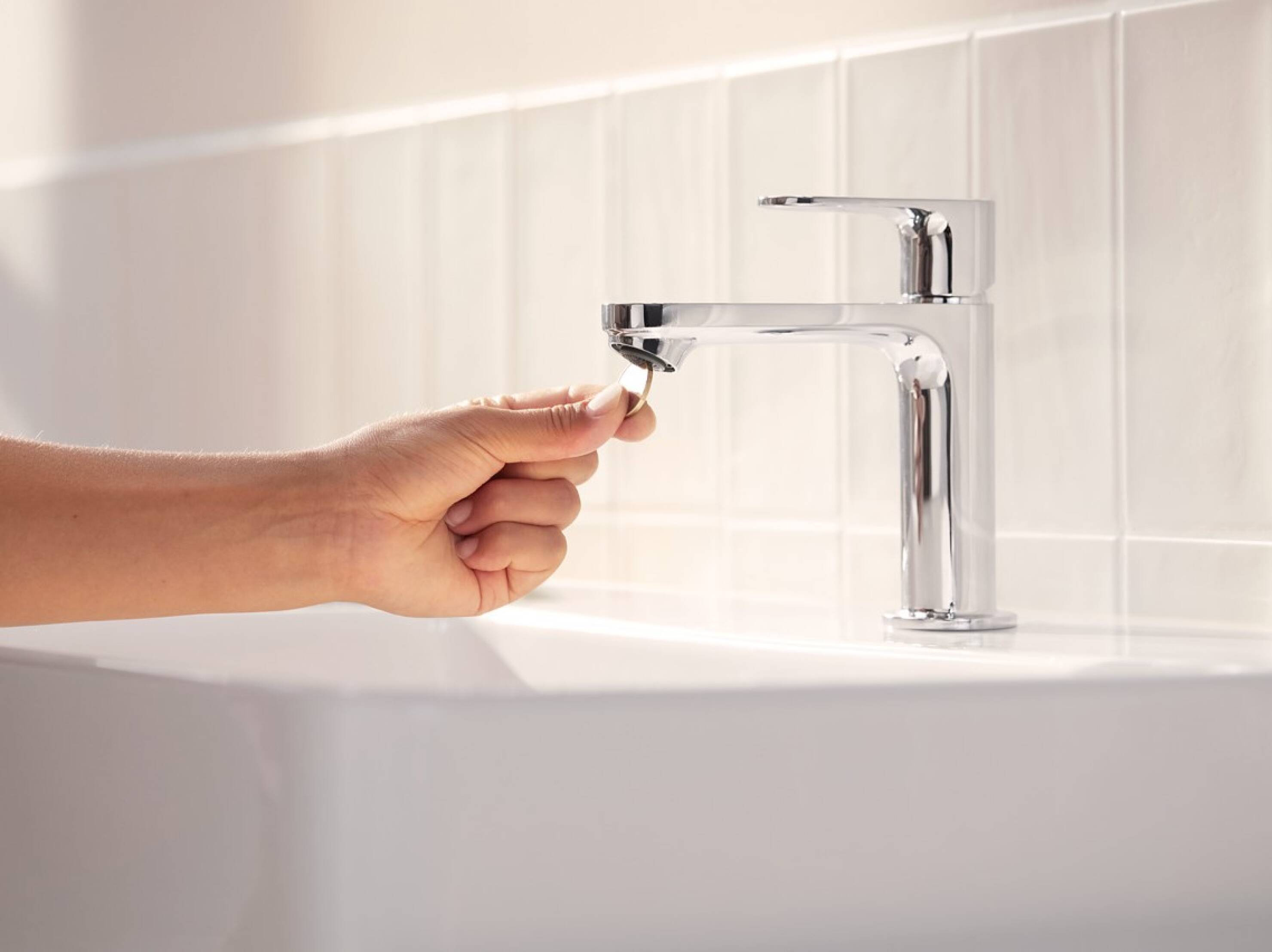 hansgrohe Rebris S mit Geldstück hansgrohe Rebris S mit Geldstück