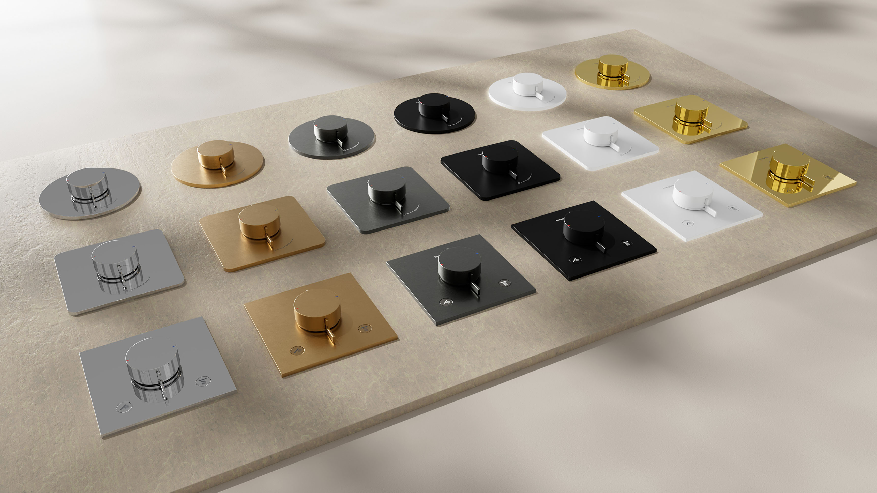 Hansgrohe Ecostat Select Thermostatgriff – Fertigmontageset In Chrom