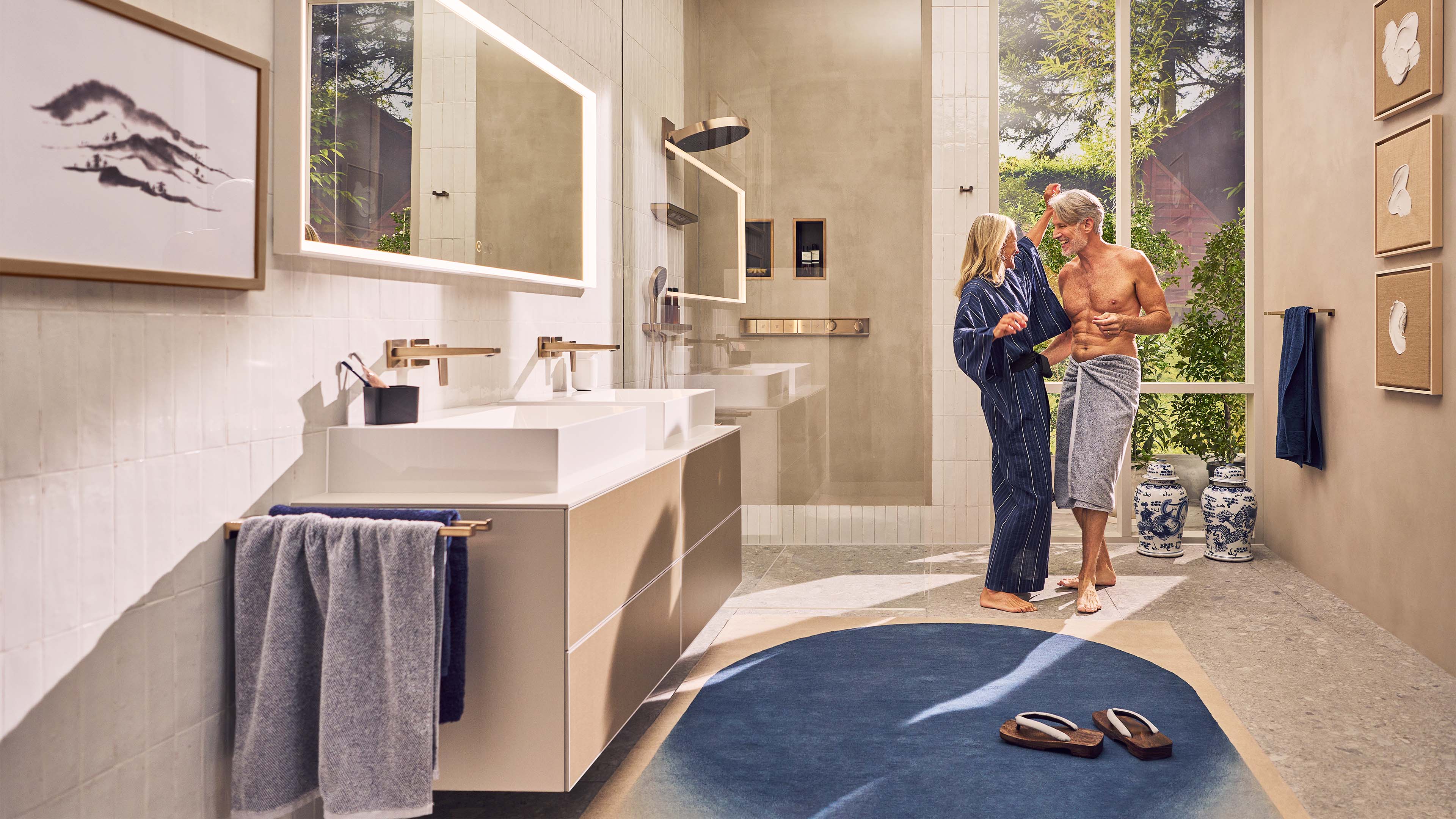 Check out the hansgrohe bathroom and kitchen products.