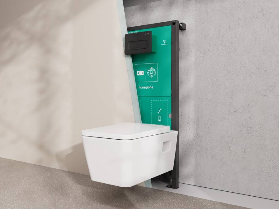 hansgrohe toilet, flush technology