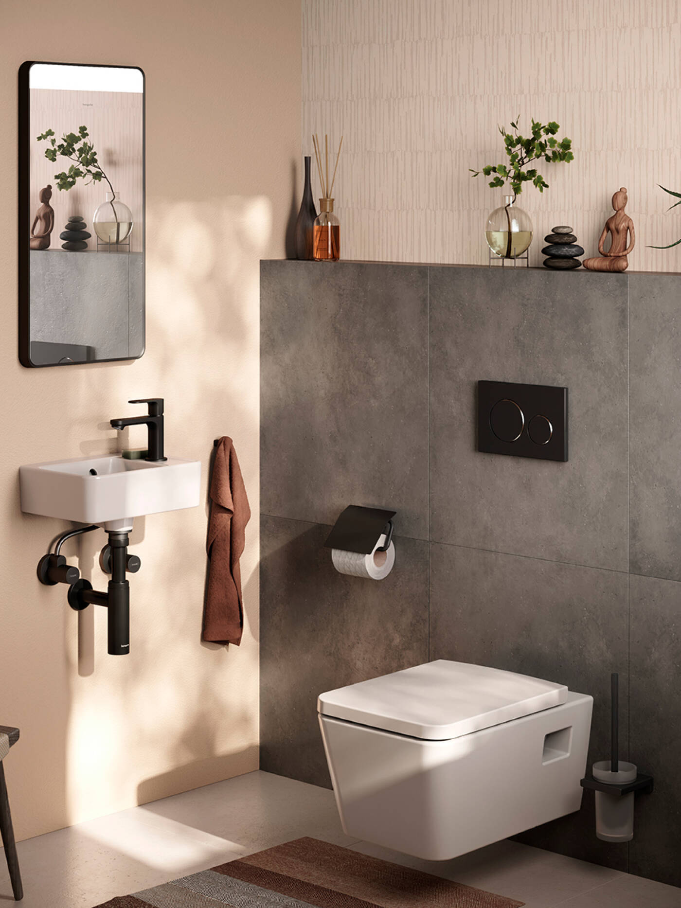 EluPura Original Q de montaje mural, en diseño softsquare.