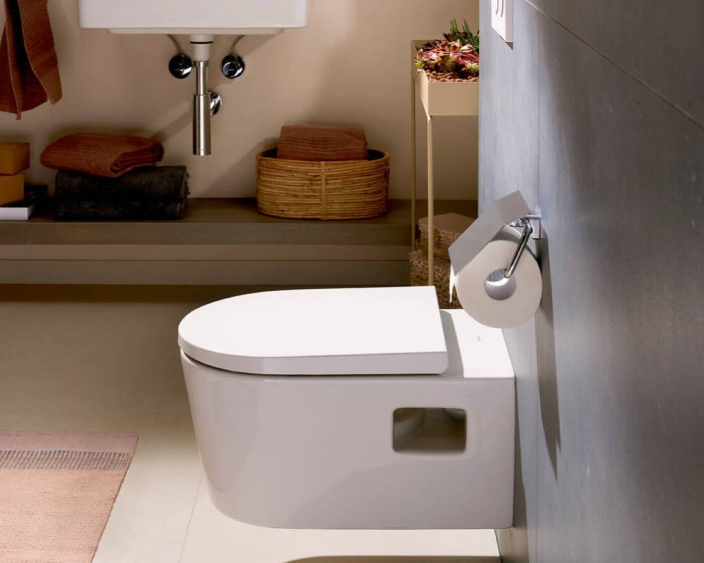 EluPura Original S de montaje mural, en formato redondo.