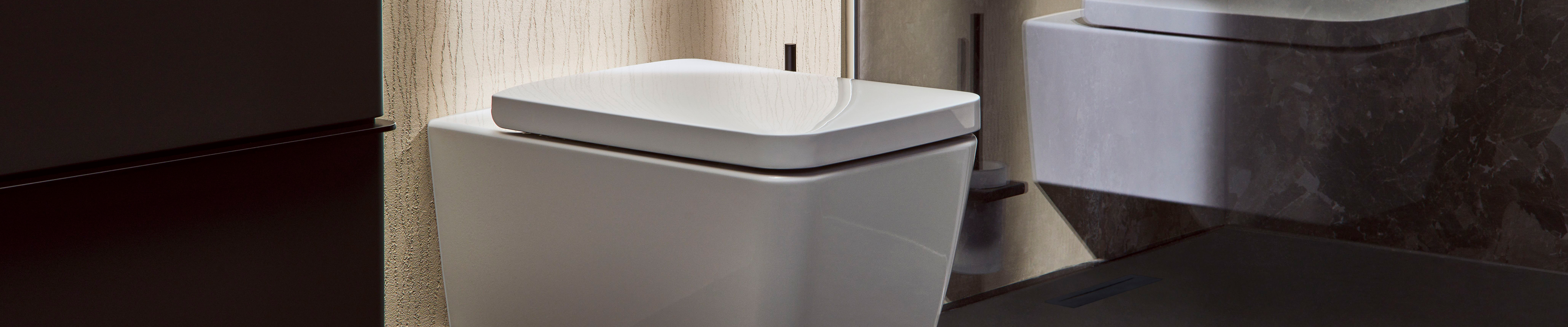 hansgrohe Toilette EluPura Q im softsquare Design.	