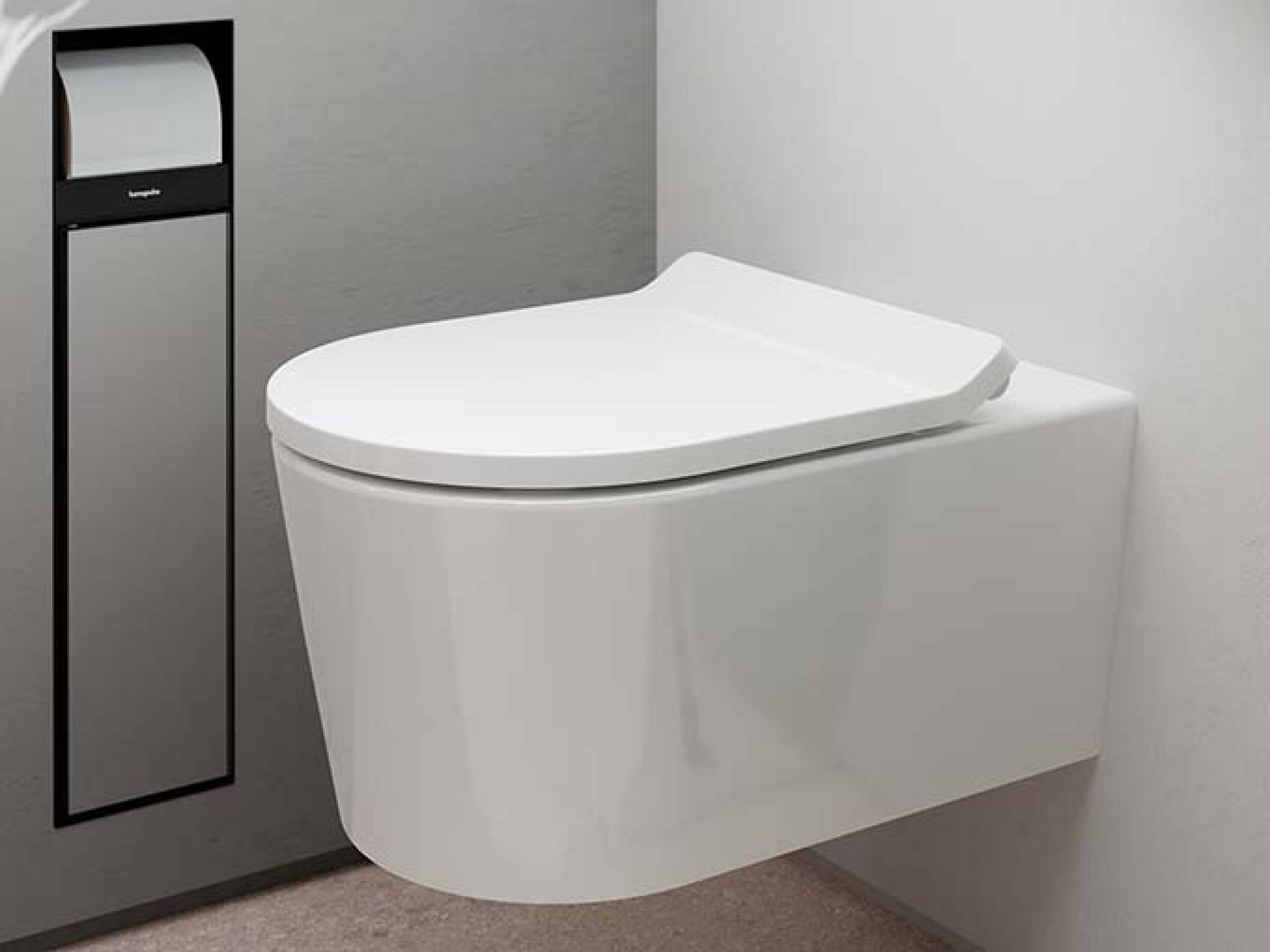 hansgrohe EluPura Toilette mit AquaHelix Flush Technologie. hansgrohe EluPura Toilette mit AquaHelix Flush Technologie.