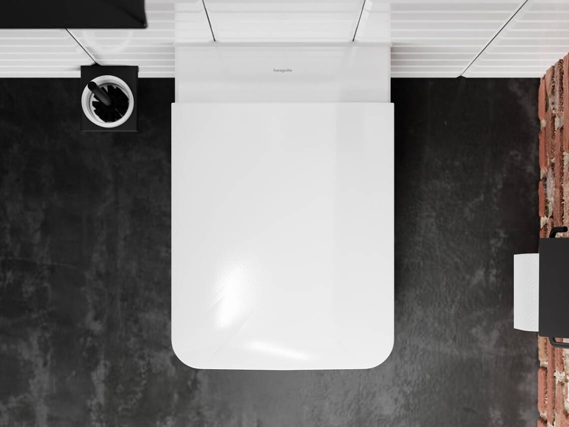 EluPura Toiletten von hansgrohe sind reinigungsfreundlich.