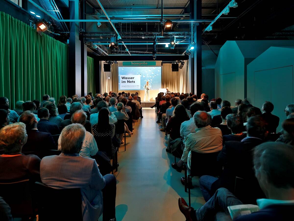 hansgrohe event about water.