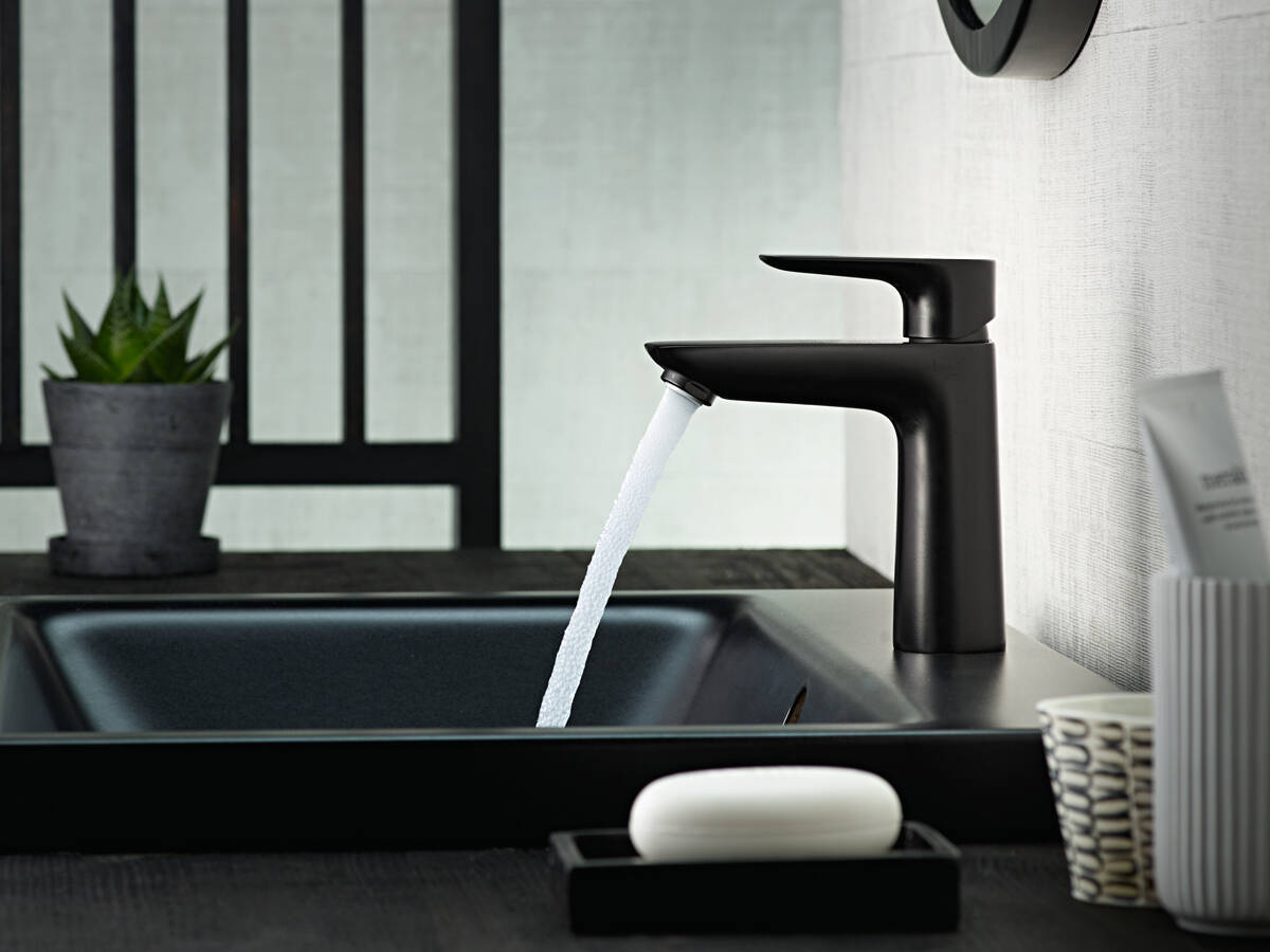 Hansgrohe Talis E Single Hole Single-Handle Bathroom Faucet in