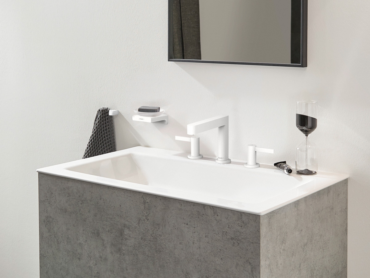 hansgrohe Washbasin mixers: Finoris, Single lever basin mixer for concealed  installation wall-mounted with spout 22,8 cm, Item No. 76050000