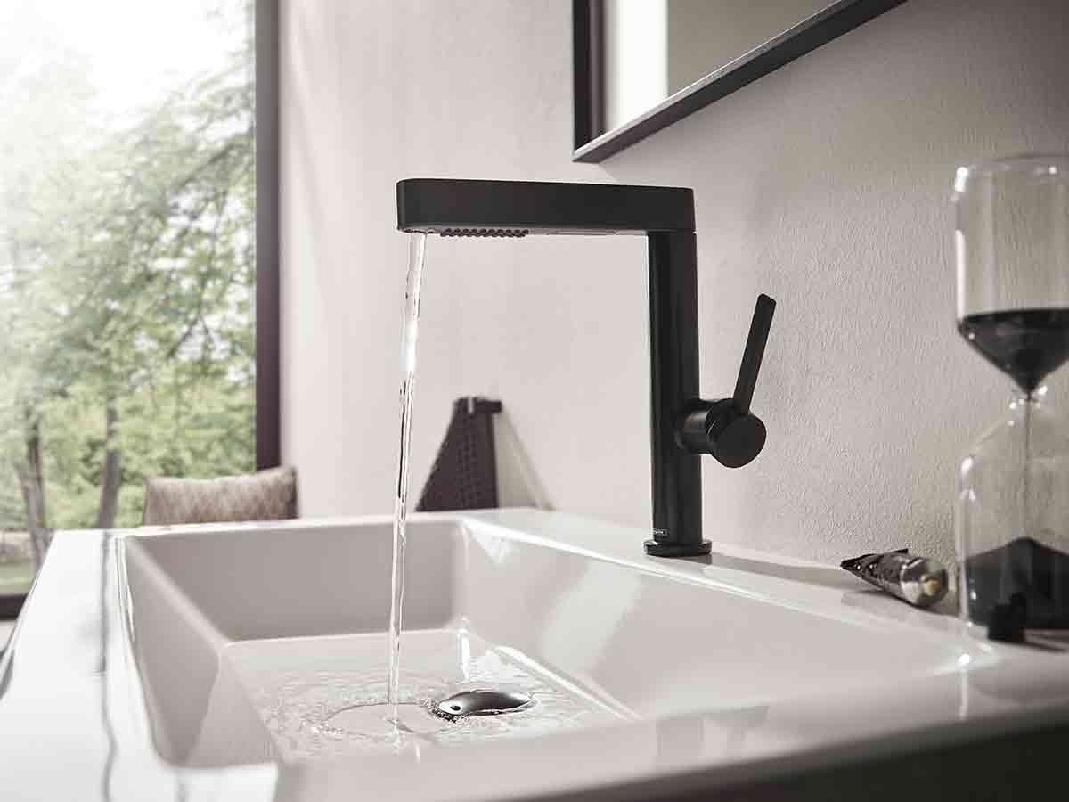 Nieuwigheden voor de badkamer 2021 van hansgrohe: Finoris. Nieuwigheden voor de badkamer 2021 van hansgrohe: Finoris.