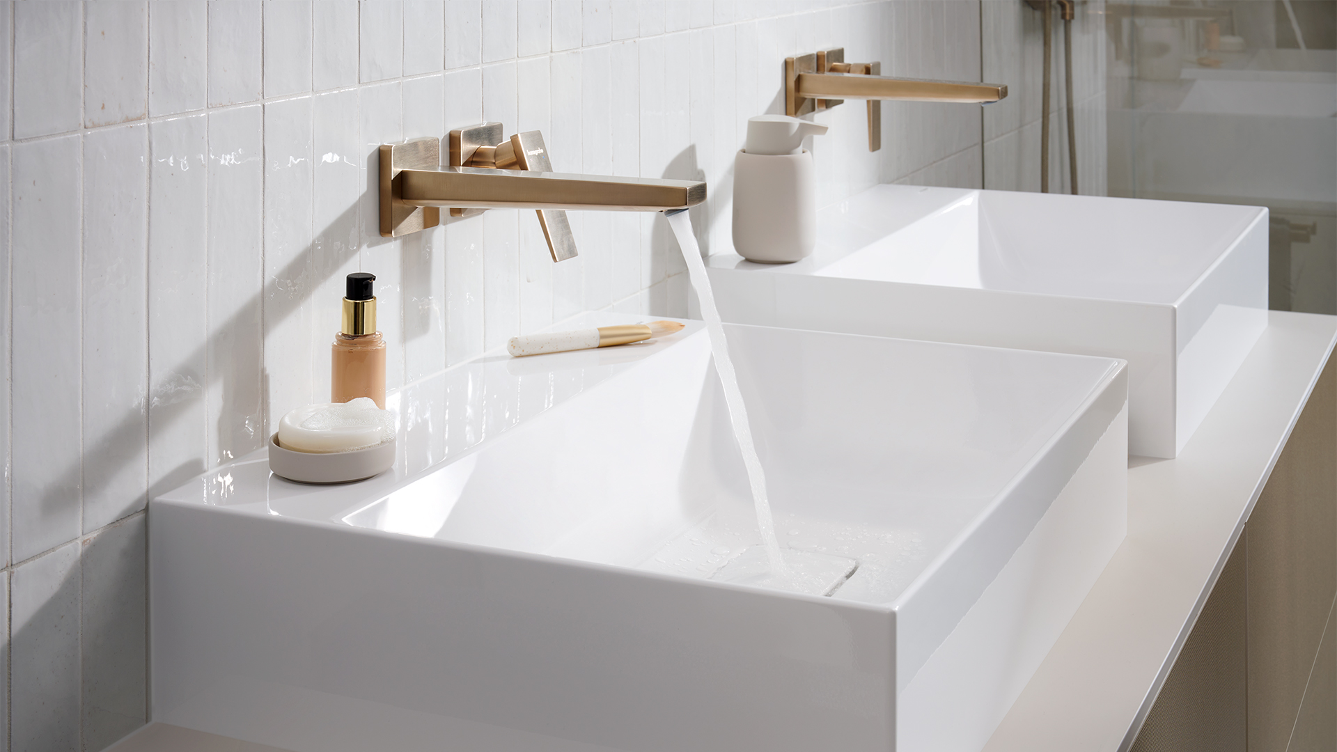 Rubinetto Miscelatore A Parete Per Bagno - Monocomando Con Canna Lunga 25 Cm, Ideale Per Lavandino E Vasca - Foto 10