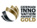 2020年德国创新奖金色标志。