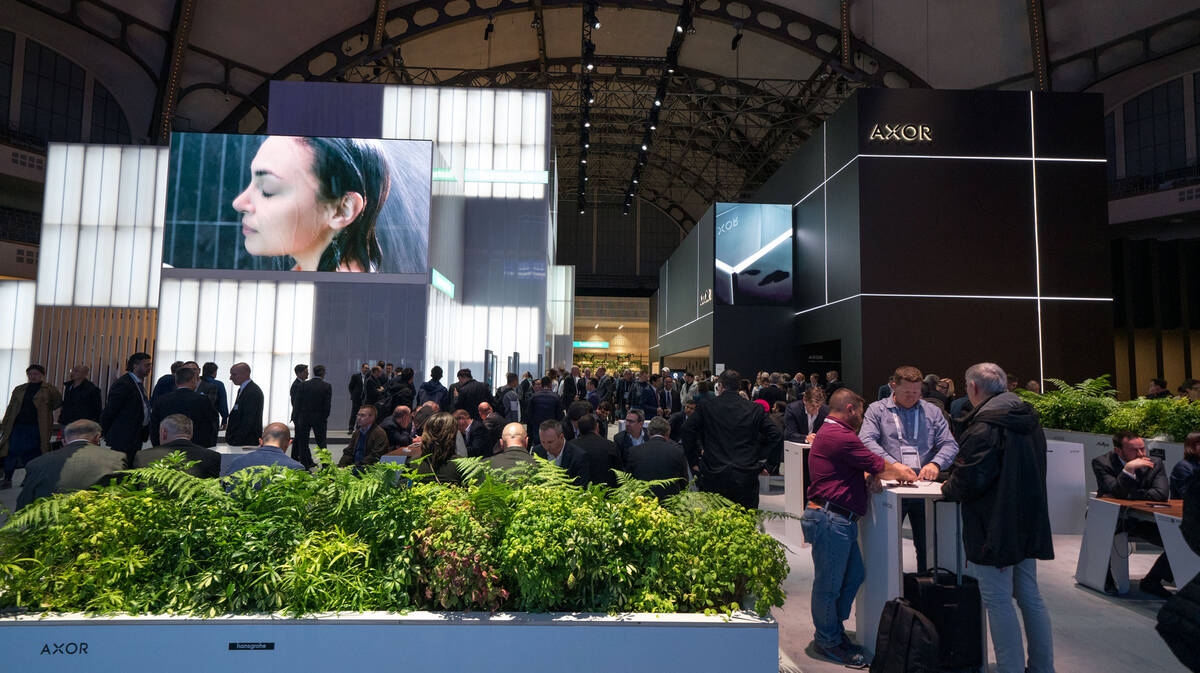 hansgrohe beursstand op de ISH.