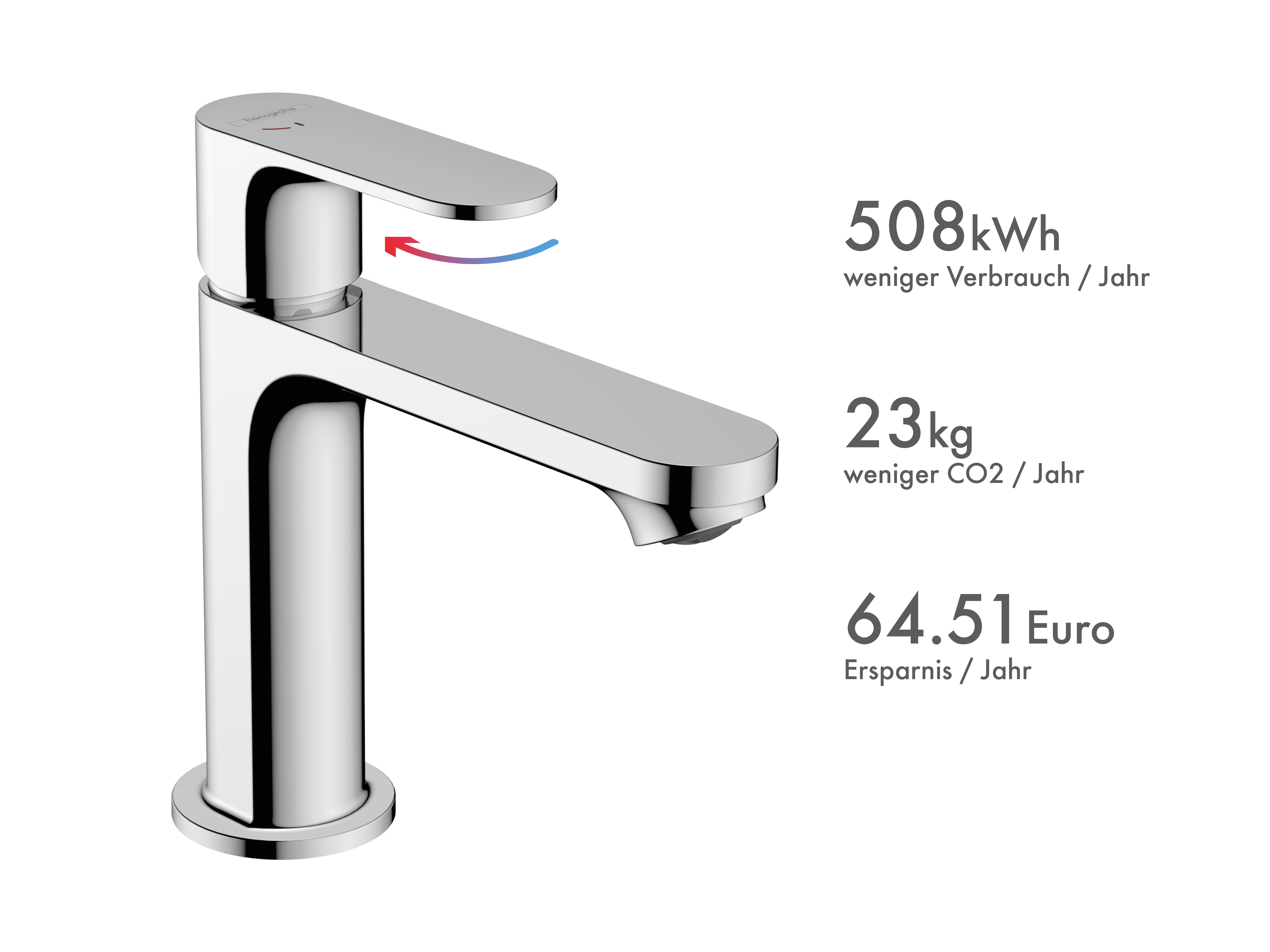 hansgrohe ハンスグローエ　グースネック　水栓 ハンスグローエ 洗面混合水栓: Vivenis, 単水栓 80
