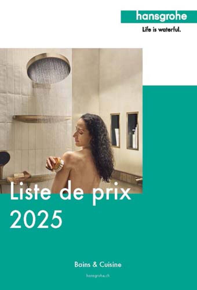 Liste de prix hansgrohe 2025
