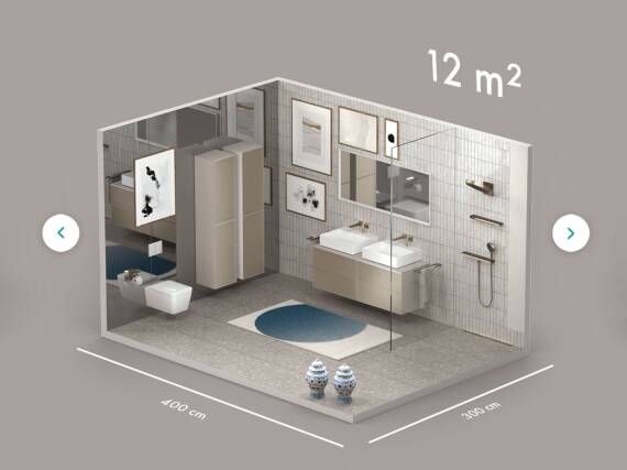 Grafik des hansgrohe Inspirator Tools. 